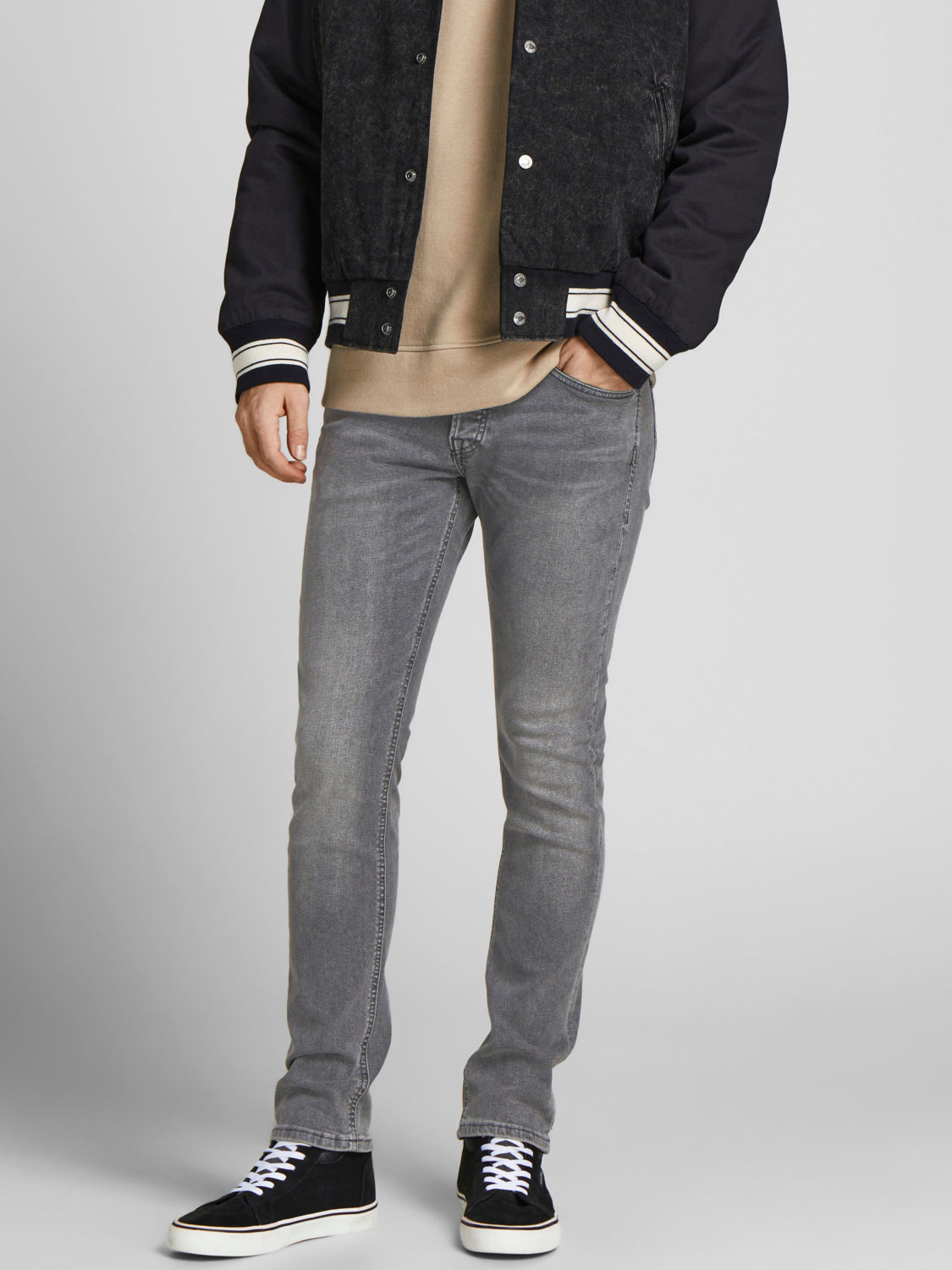 JJIGLENN Jeans - Grey Denim