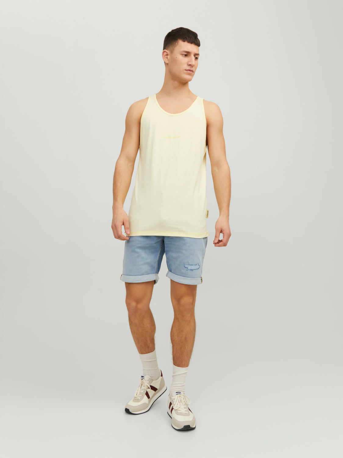 JORFADED Tank Top - Transparent Yellow