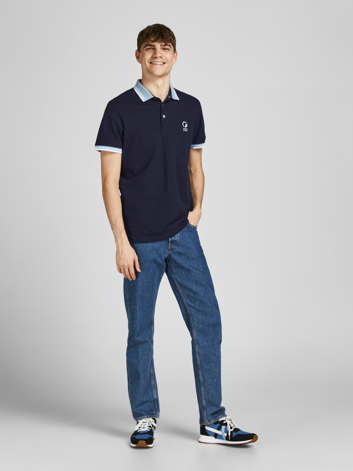 JCOLOGAN Polo Shirt - Navy Blazer