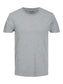 JJEBASIC T-Shirt - LIGHT GREY MELANGE