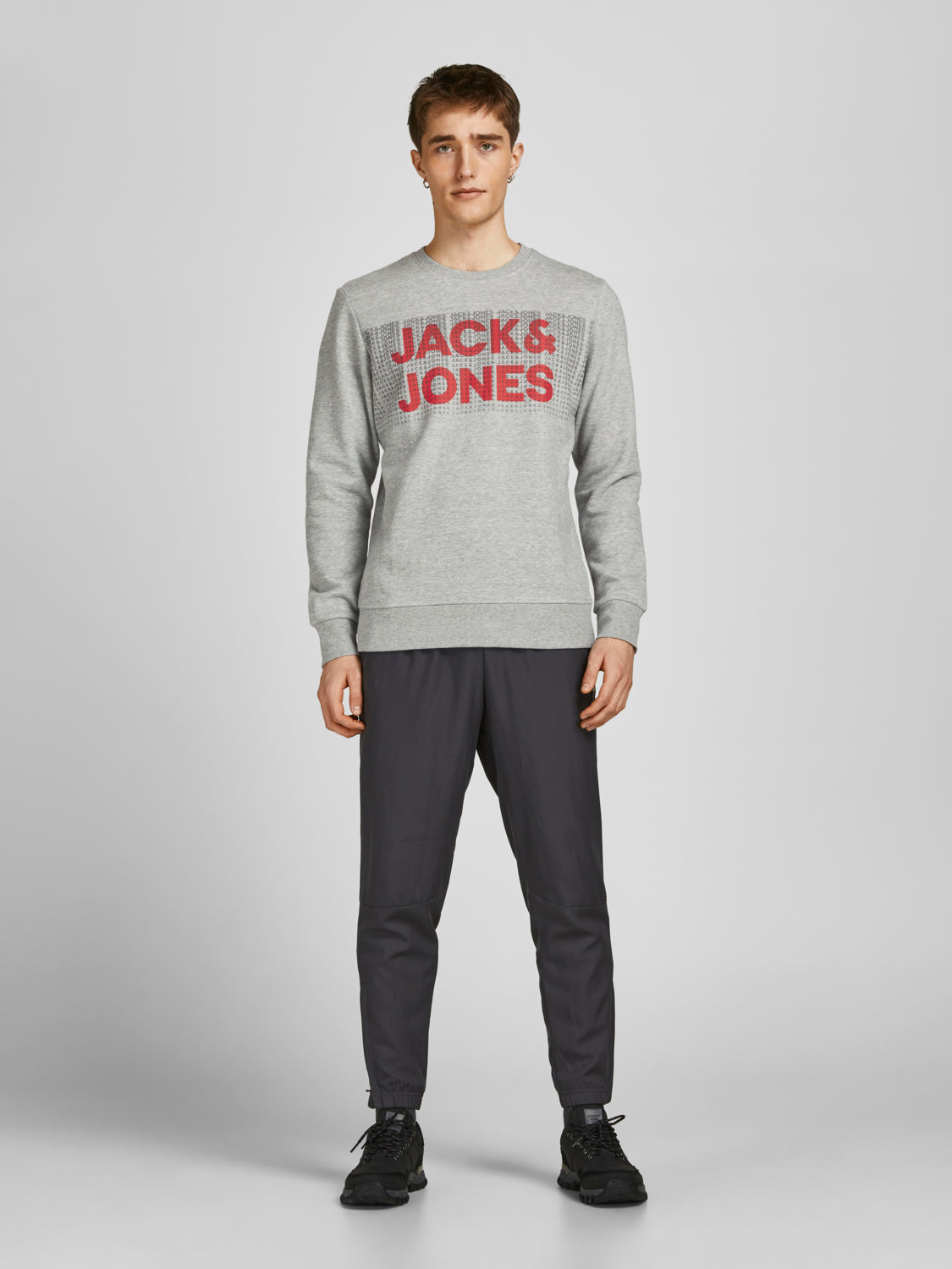 JCOATHLESTAN Sweat - Light Grey Melange