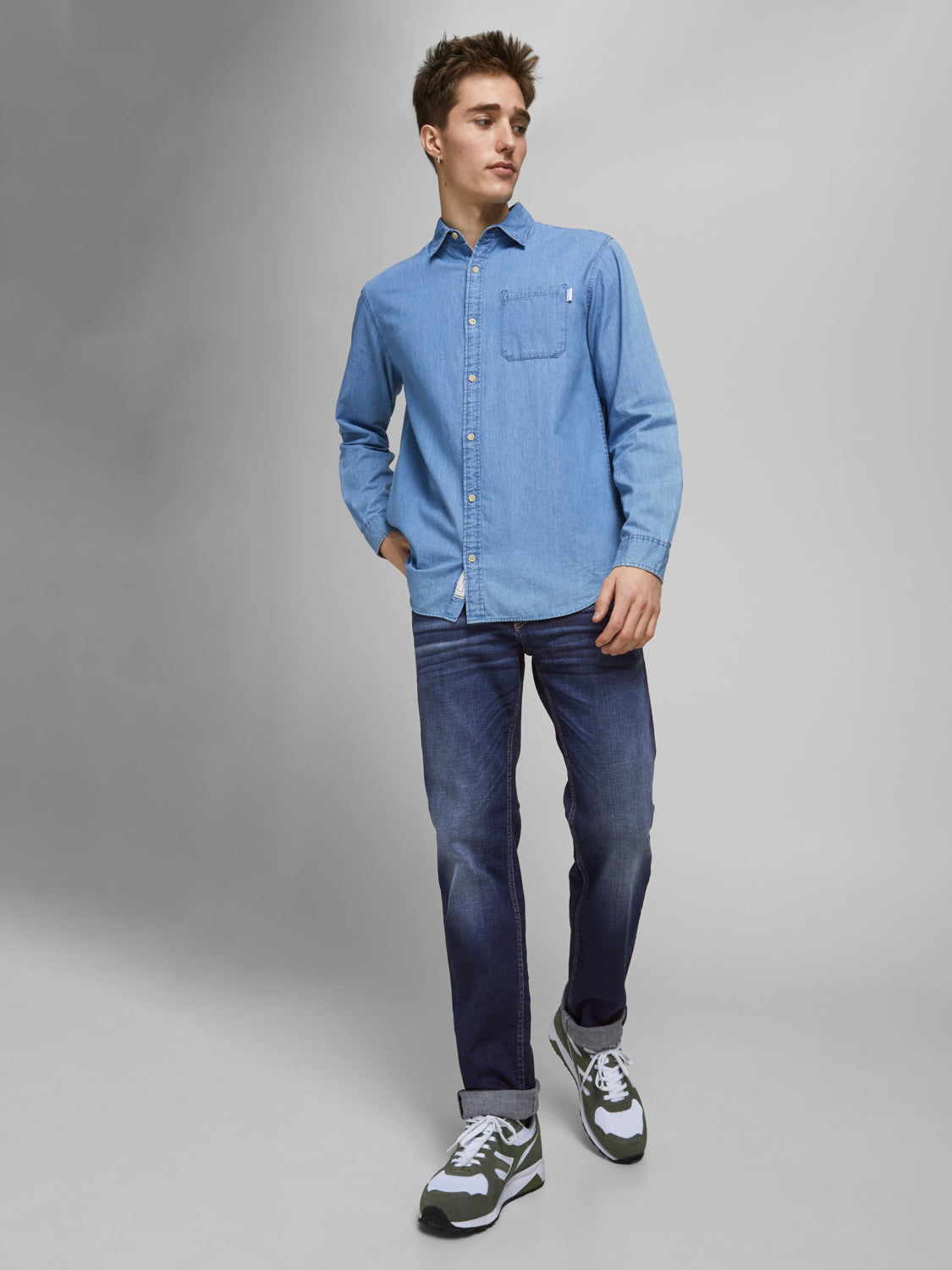 JJICLARK Jeans - Blue Denim