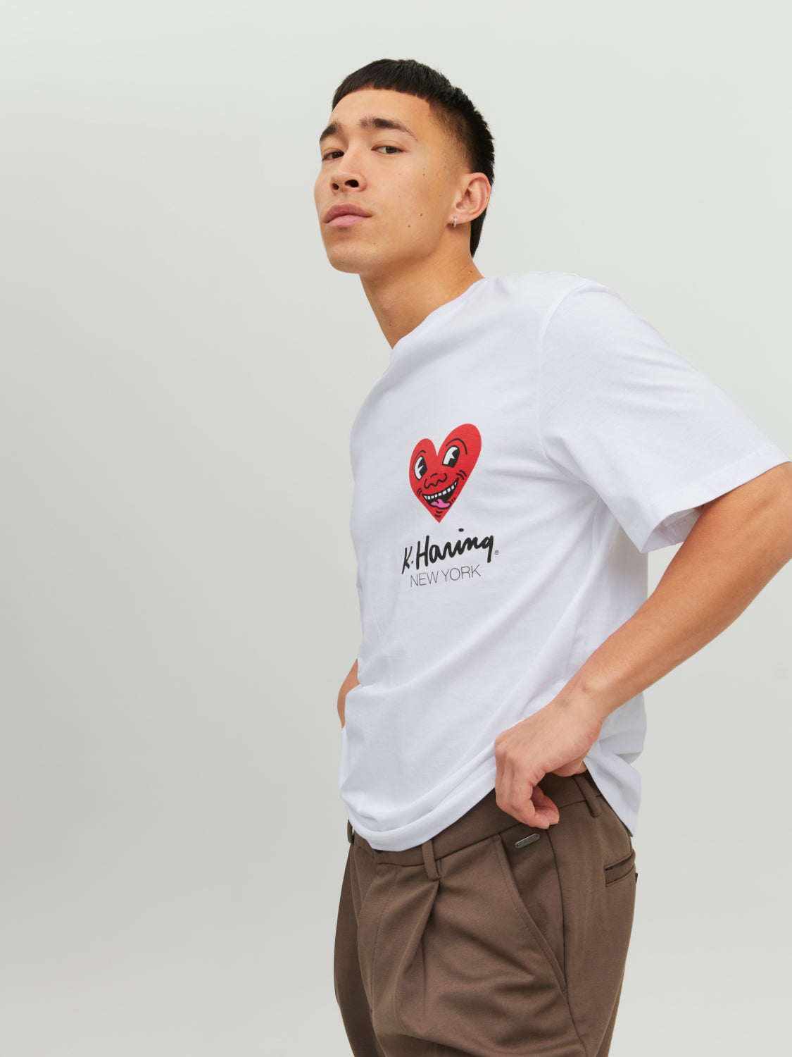 JORKEITHHARING T-Shirt - Bright White