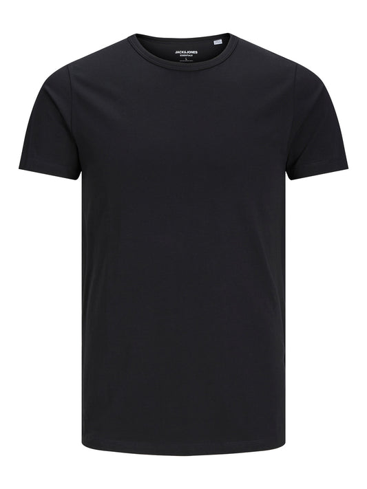 JJEBASIC T-Shirt - BLACK