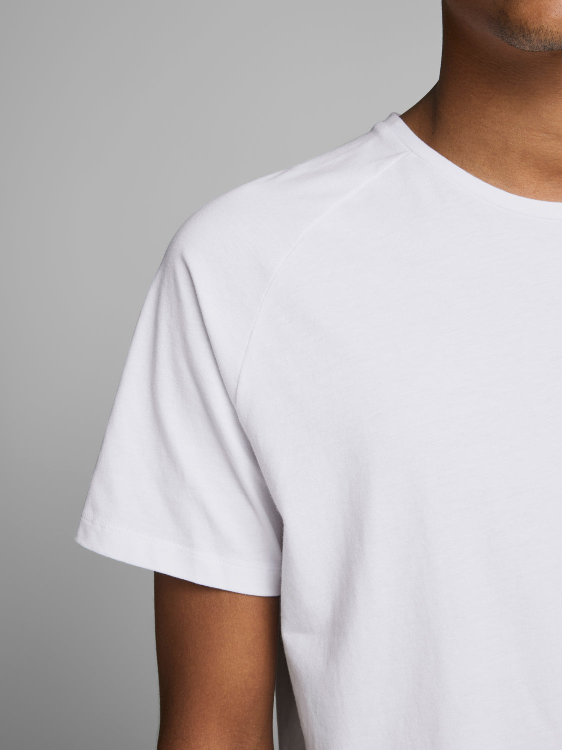 JJECURVED T-Shirt - White