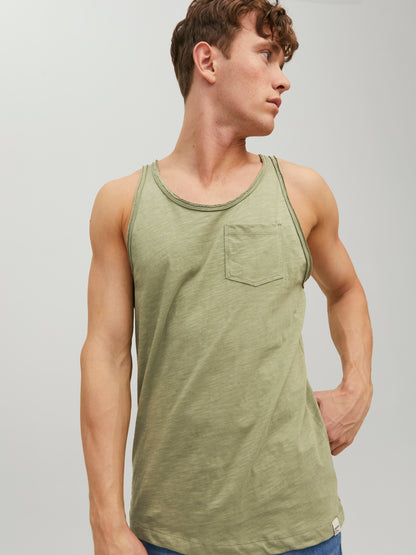 JORCRAYON Tank Top - Oil Green