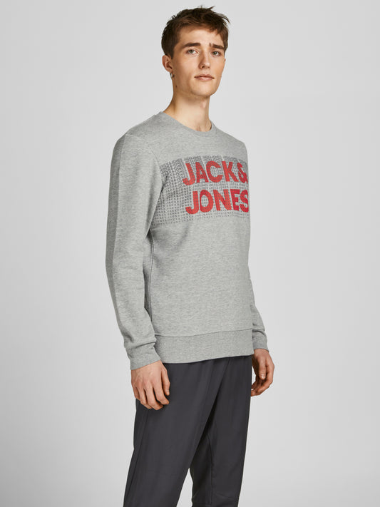 JCOATHLESTAN Sweat - Light Grey Melange