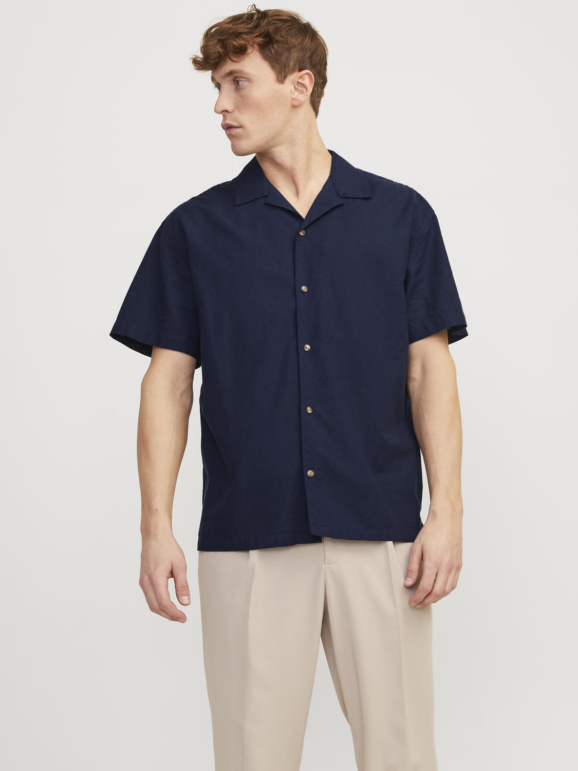 JJESUMMER Shirts - Navy Blazer