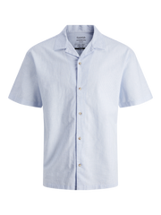 قميص رجالي قطن نص كم سادة