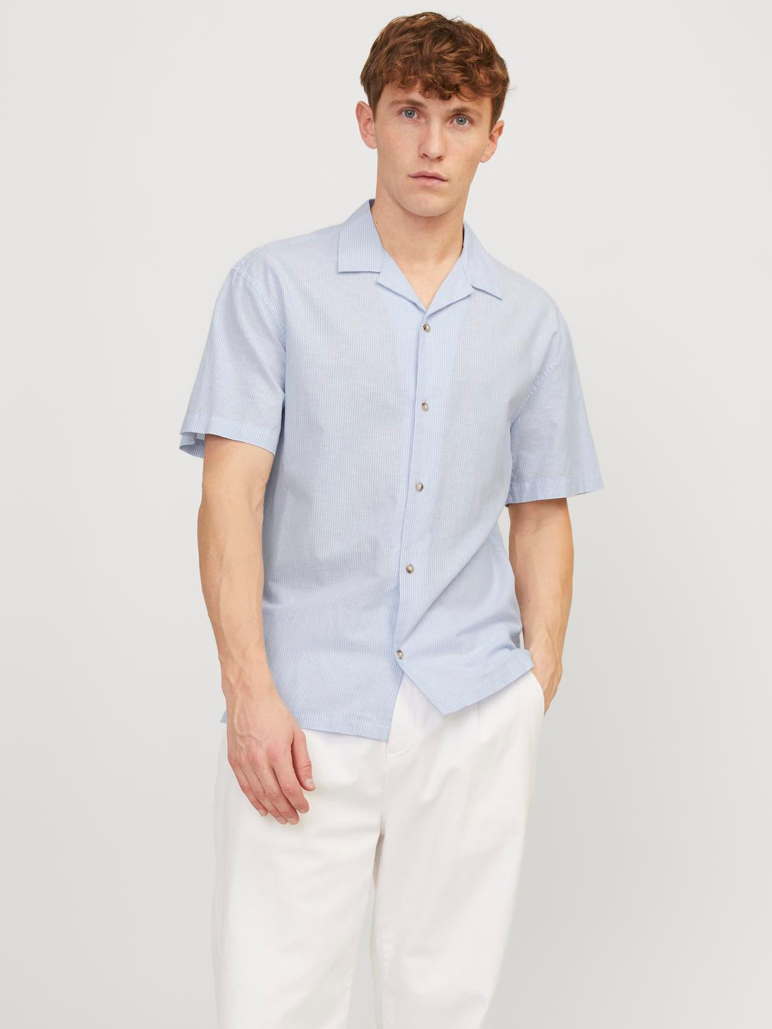 JJESUMMER Shirts - Cashmere Blue