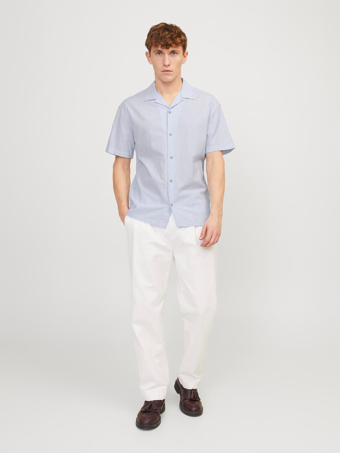 JJESUMMER Shirts - Cashmere Blue