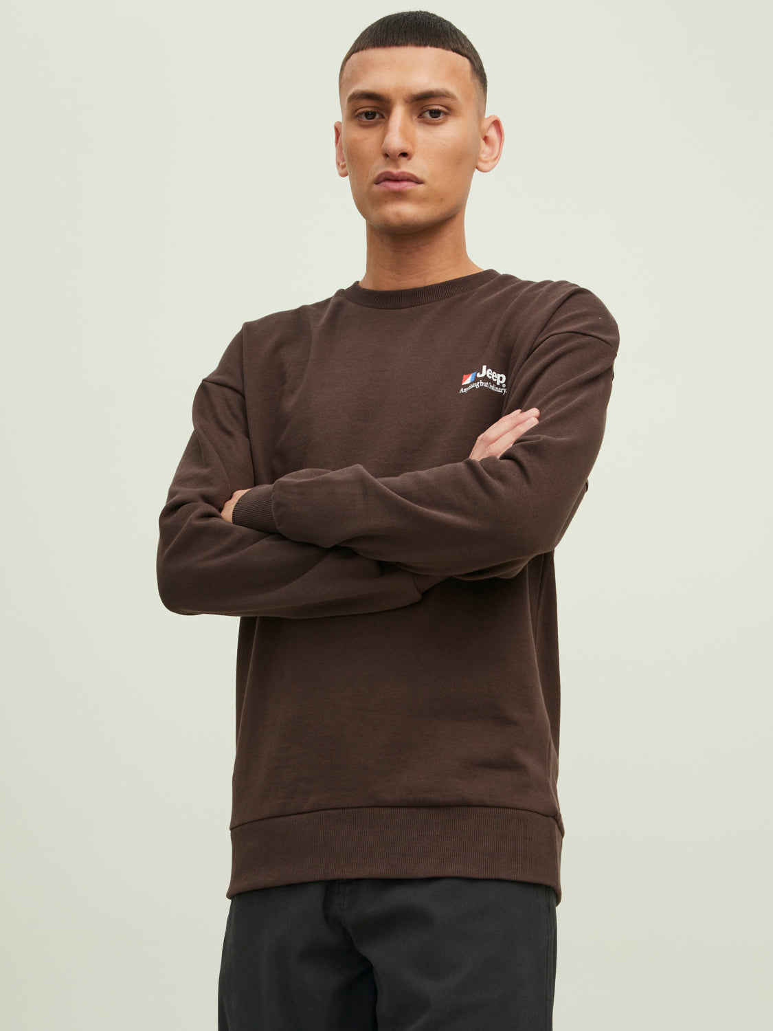 JORJEEP Sweat - Seal Brown