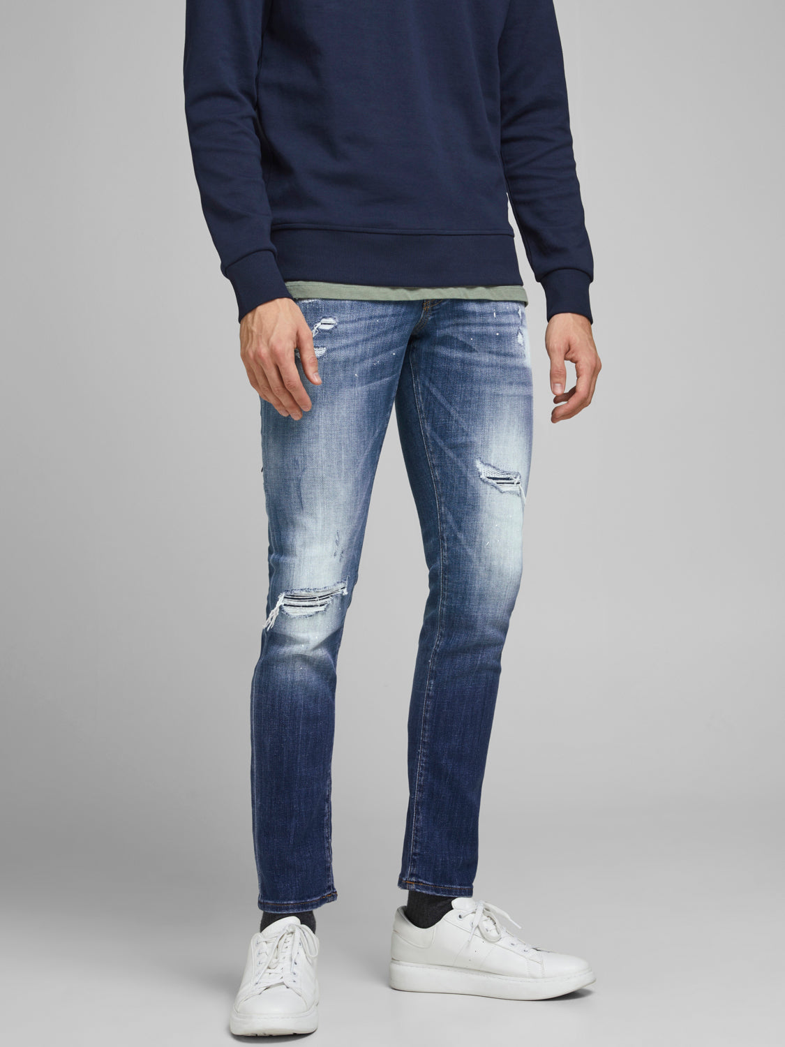 JJIGLENN Jeans - Blue Denim