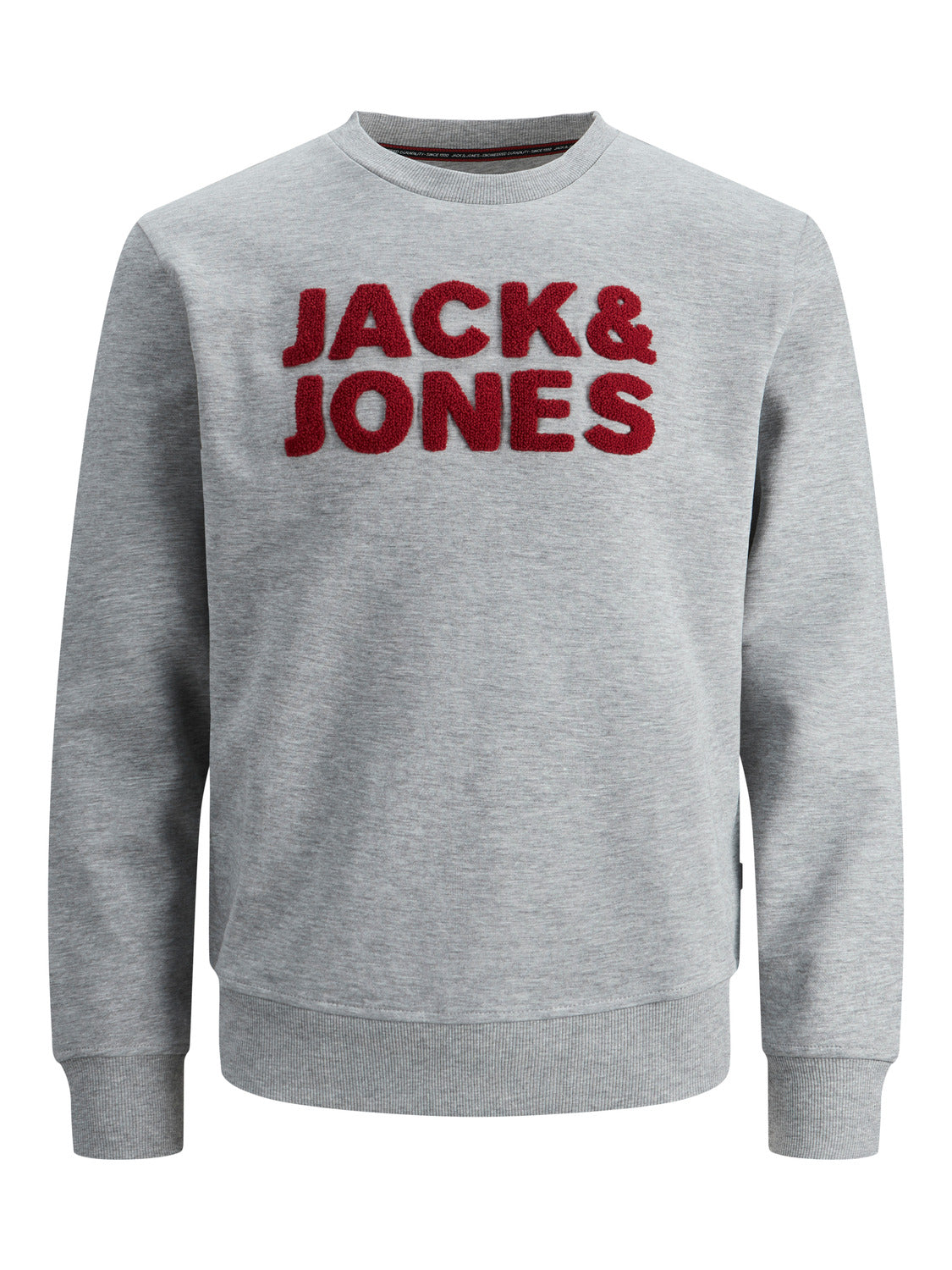 JJEMBRO Sweat - Light Grey Melange