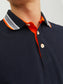 JJEPAULOS Polo Shirt - Black Navy