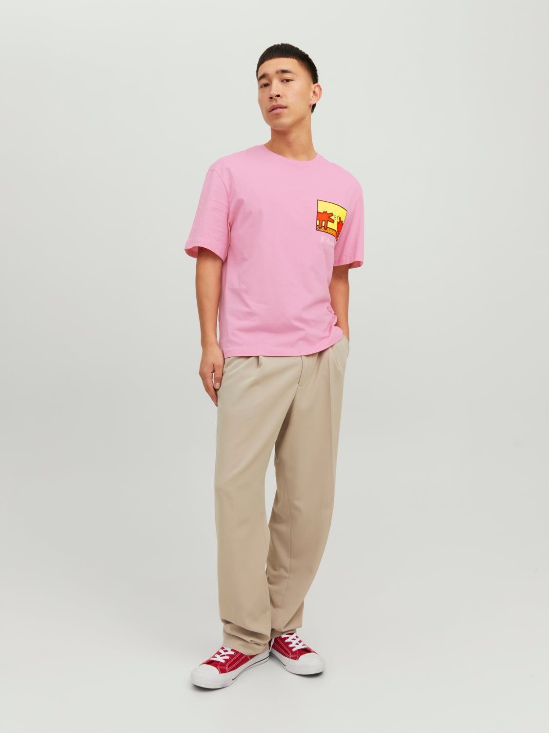 JORKEITHHARING T-Shirt - Prism Pink