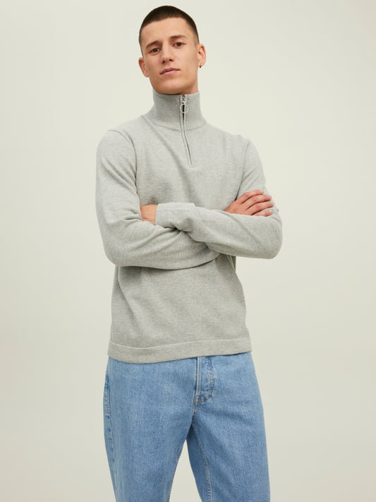 JJELI Pullover - Light Grey Melange