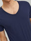 JJEBASIC T-Shirt - NAVY BLUE