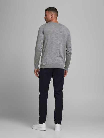 JJEMARK Pullover - Grey Melange