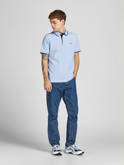 JJEPAULOS Polo Shirt - Dusty Blue