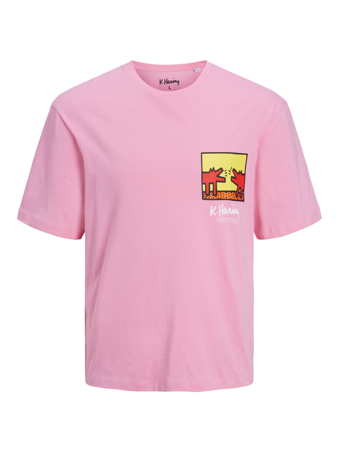 JORKEITHHARING T-Shirt - Prism Pink