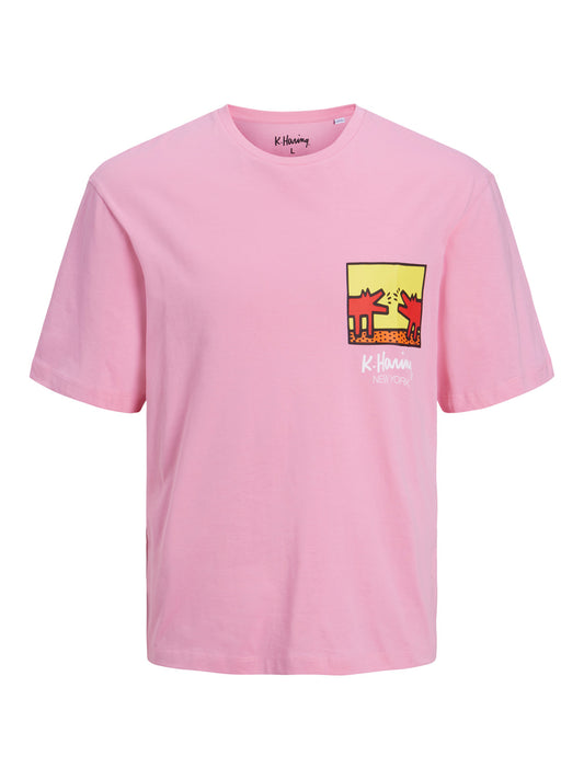 JORKEITHHARING T-Shirt - Prism Pink