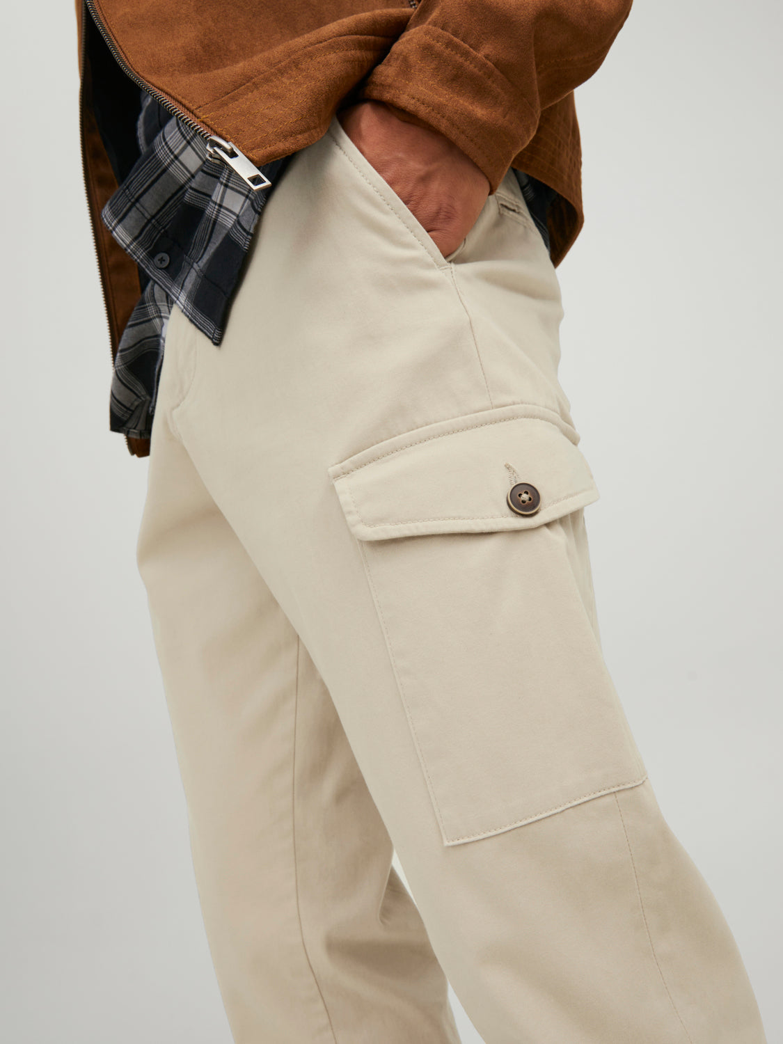 JPSTOLLIE Pants - Oxford Tan