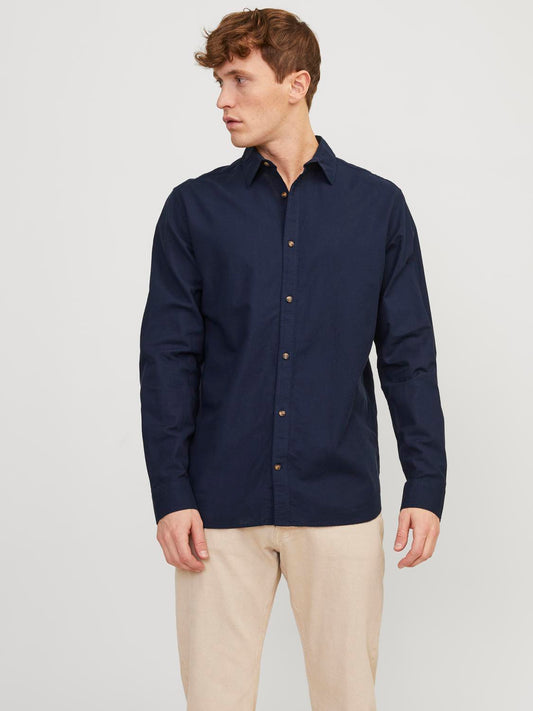 JJESUMMER Shirts - Navy Blazer