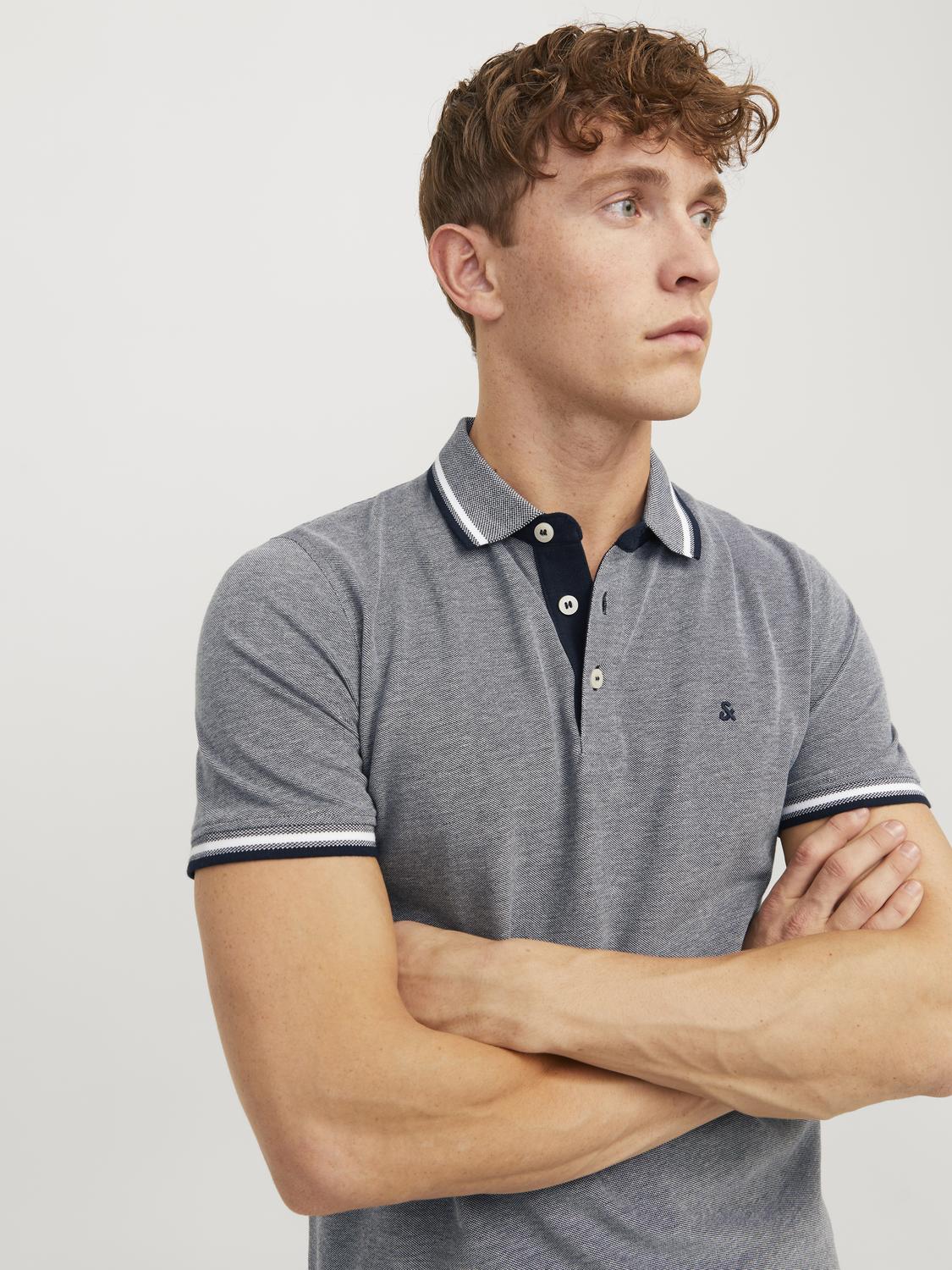 JJEPAULOS Polo Shirt - Blue Depths