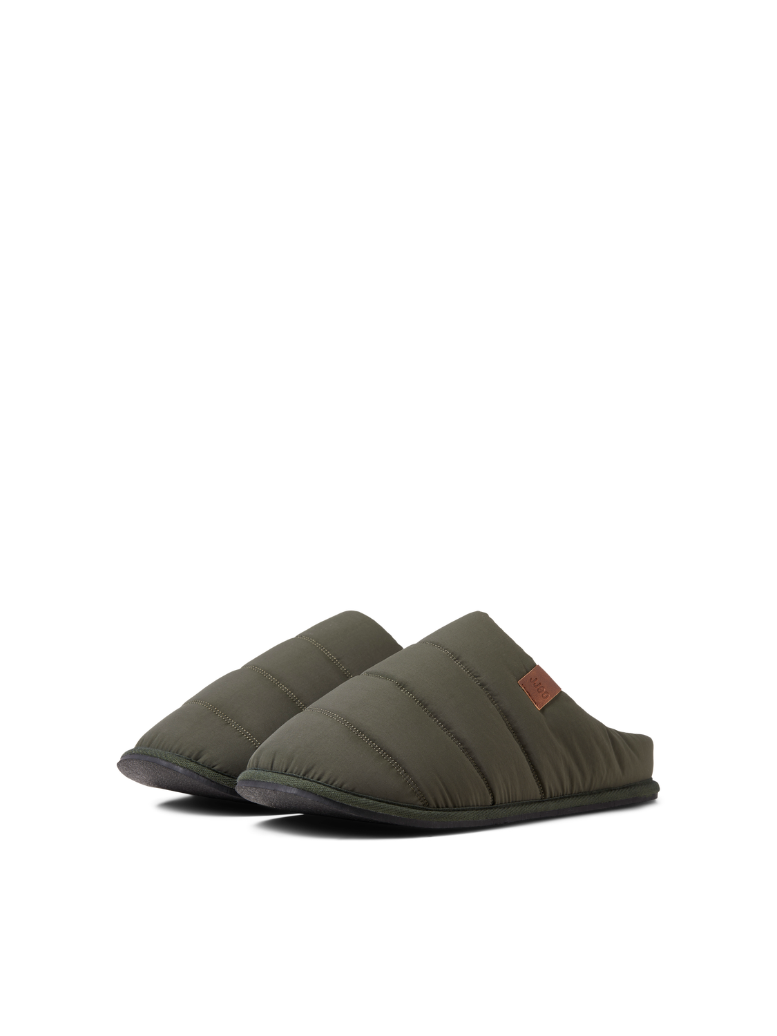 شبشب رجالي بلون زيتوني بتصميم خفيف الوزن