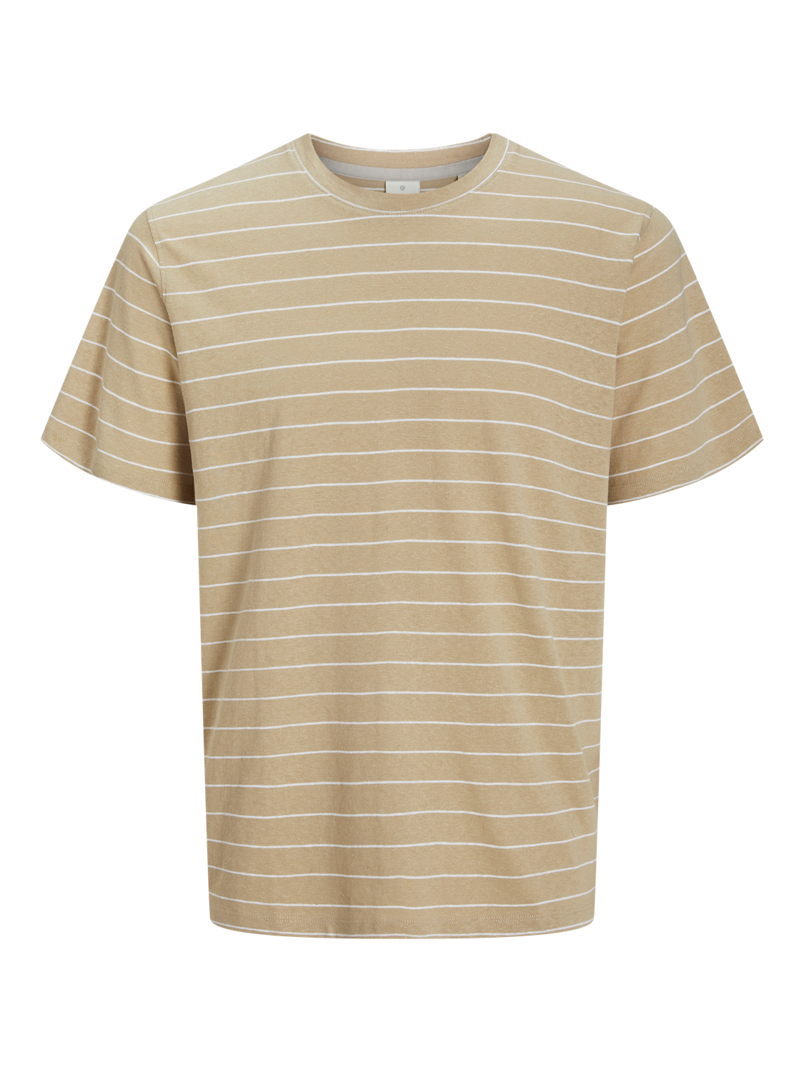 تيشيرت رجالي صيفي مخطط بلون وايت بيبر – تصميم أمامي أنيق