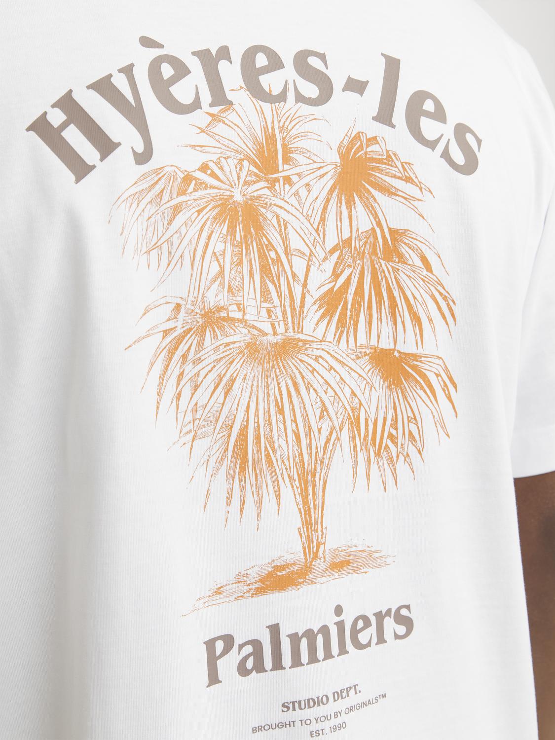 صورة مقربة للطباعة الخلفية للنخيل