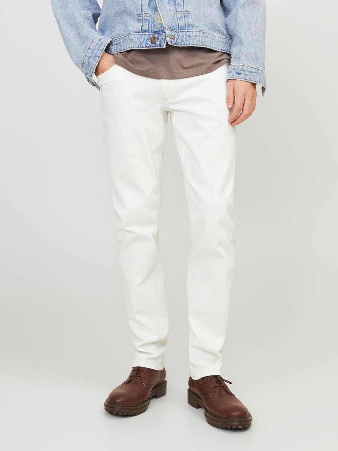 JJIGLENN Jeans - Lily White