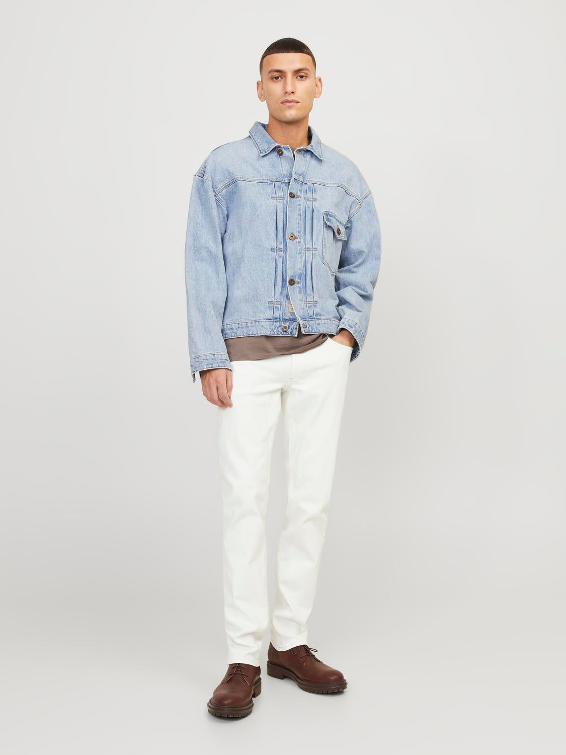 JJIGLENN Jeans - Lily White