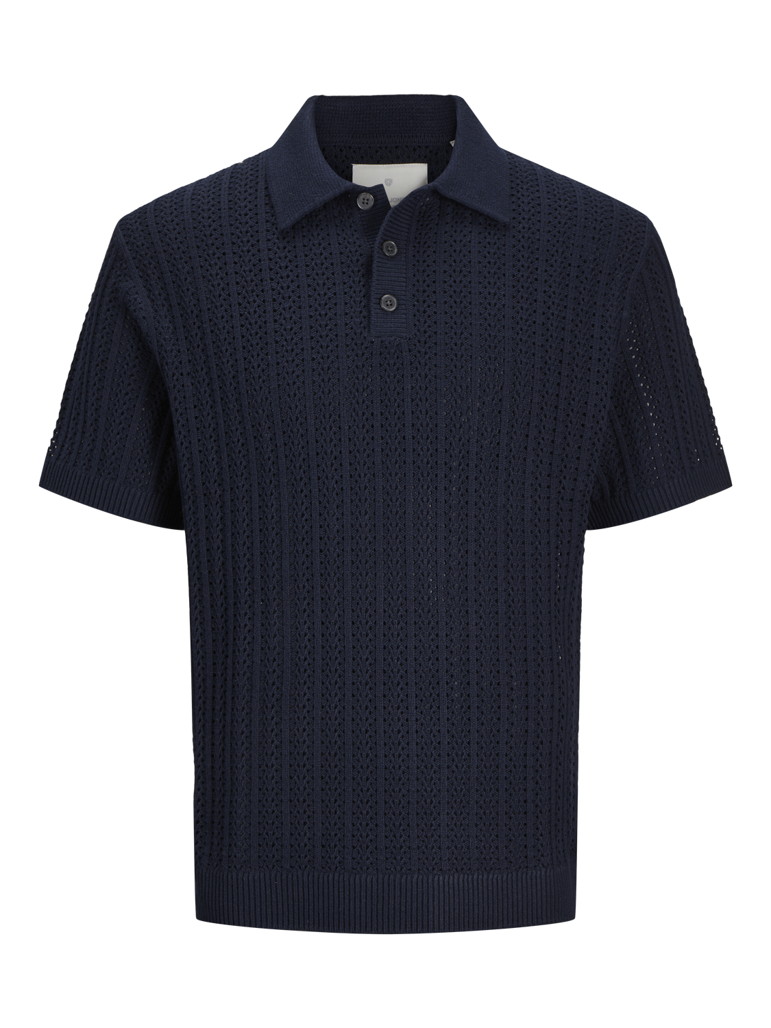 تيشيرت بولو رجالي صيفي بلون نايت سكاي – خامة محبوكة عصرية ومريحة