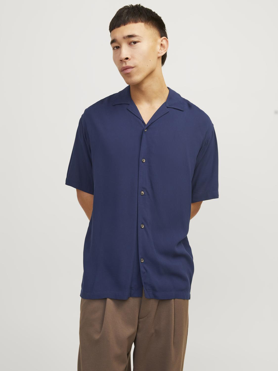 JJEJEFF Shirts - Navy Blazer